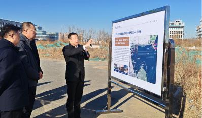 藍天集團到海上世界、夾河·幸福新城調研交流